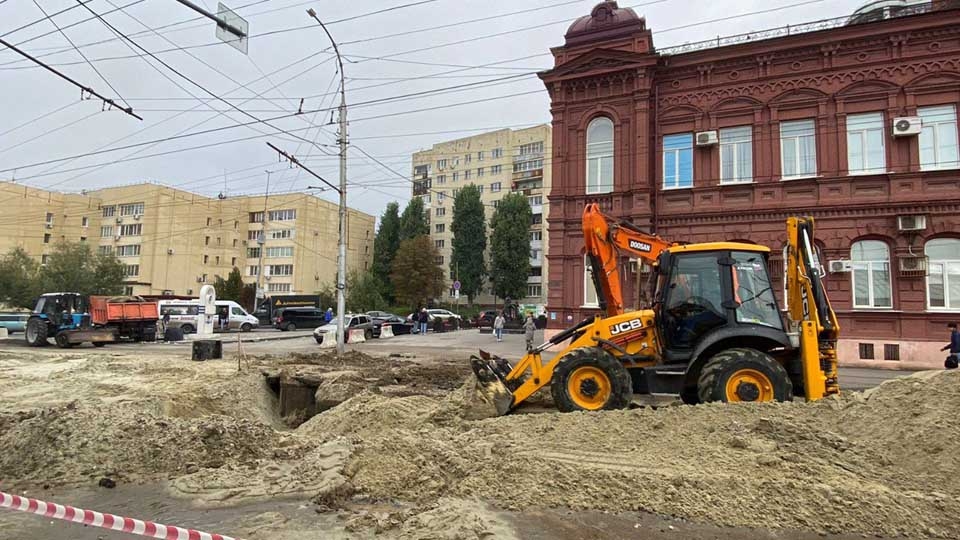 "Т Плюс": на улице Чернышевского ведется благоустройство