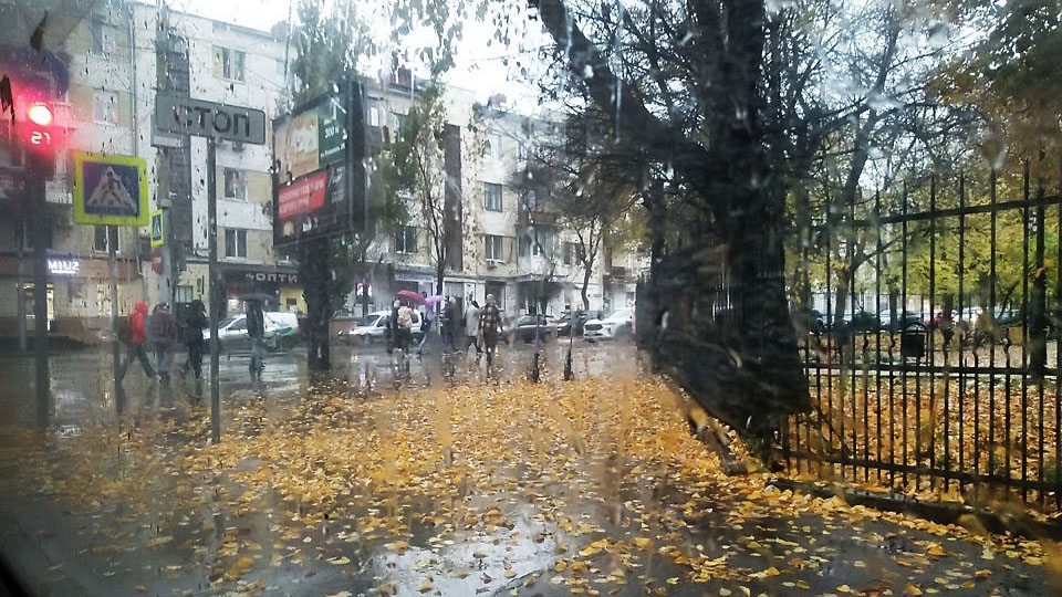 Последнее воскресенье октября будет дождливым