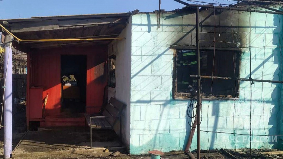 На пожаре в частном доме погиб мужчина