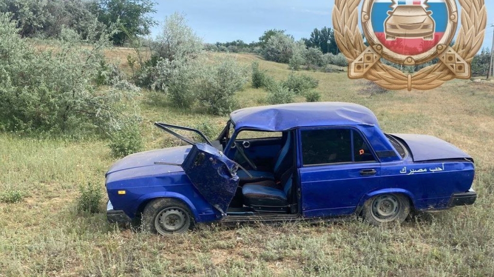 Водитель перевернувшейся "семерки" получил смертельные травмы