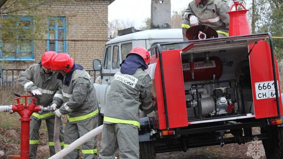 В Марксе на пожаре погиб мужчина